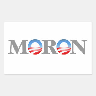 Moron Rechthoekige Sticker