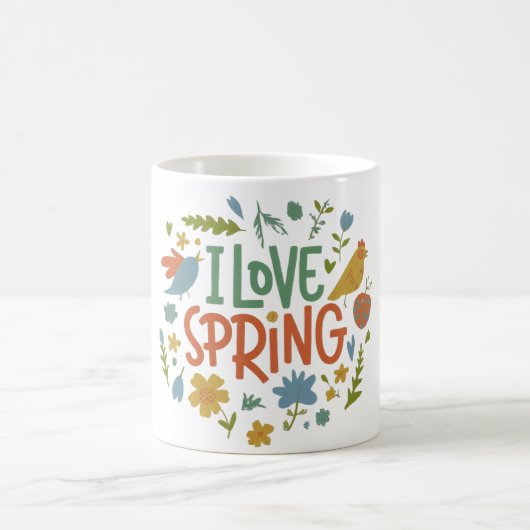 Morph I Love Spring Magische Mok (Center)