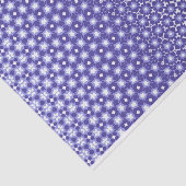 Morphing blauw-wit geometrisch ontwerp tissuepapier (Detail)