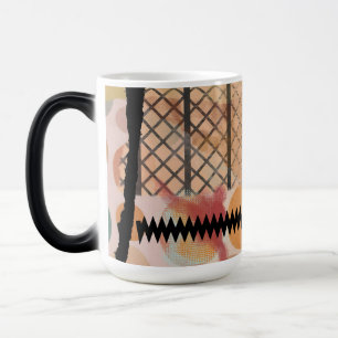 Morphing mok met abstract ontwerp te onthullen