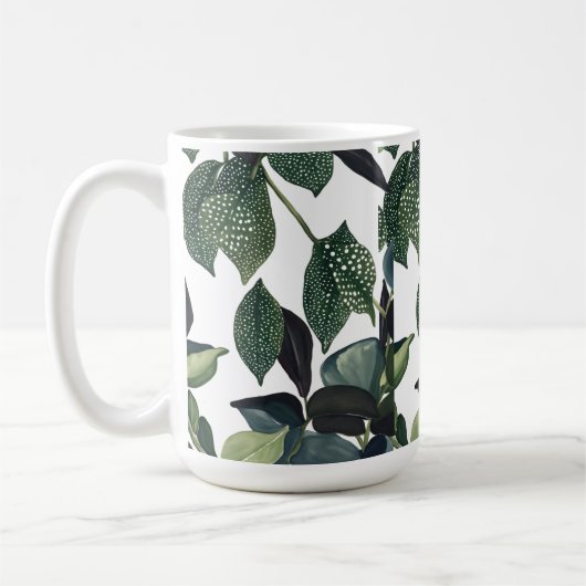 Morphing Mug 15 oz - Feuilles et Motifs de la natu (Gauche)