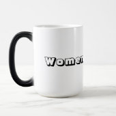 Morphing Mug - "Femmes" Nom du texte imprimé (Gauche)