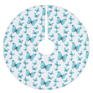 Morpho butterflies cartoon illustratie kerstboom rok