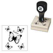 Morpho butterflies cartoon illustratie 	rubberstempel (Gestempeld)