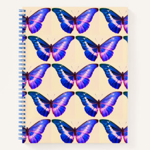 Morpho Butterfly Hardcover Spiral Sketchbook N Notitieboek