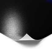 Morpho Butterfly in de donkere achtergrond Foto Afdruk (Hoek)