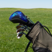 Morpho Butterfly in de donkere achtergrond Golfheadcover (Insitu)
