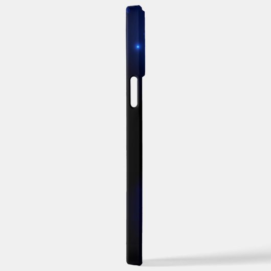 Morpho Butterfly in de donkere achtergrond iPhone Hoesje (Rechterkant)