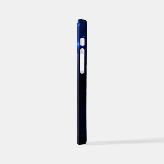 Morpho Butterfly in de donkere achtergrond iPhone Hoesje (Linkerkant)