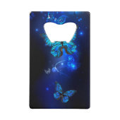 Morpho Butterfly in the Dark Background (Devant)