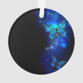 Morpho Butterfly in the Dark Background (dos)