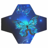 Morpho Butterfly in the Dark Background (Plat)