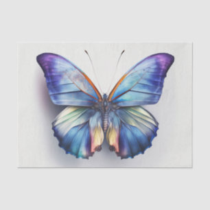 MORPHO mooi blauw vlinder decoupage papier