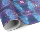 Morpho vlinder / Galaxy Mandala Cadeaupapier (Rol Hoek)