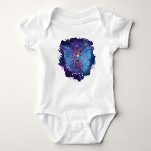 Morpho vlinder / Galaxy Mandala Romper