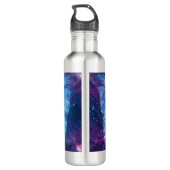 Morpho vlinder / Galaxy Mandala Waterfles (Achterkant)