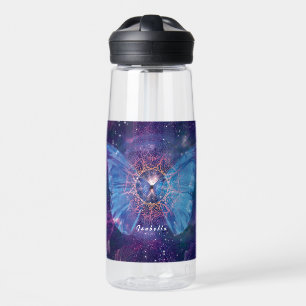 Morpho vlinder / Galaxy Mandala Waterfles