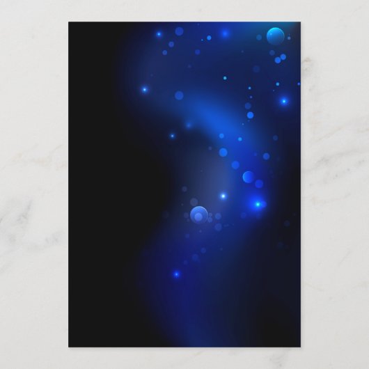 Morpho Vlinder op Donkere Achtergrond Menu (Achterkant)