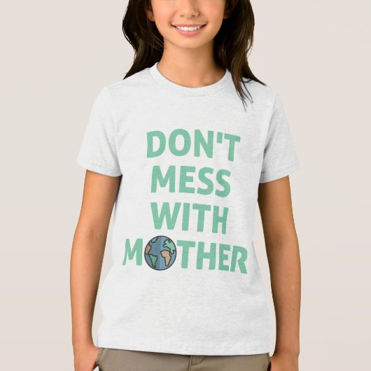 Morre met moeder! Tri-Blend shirt (Voorkant)