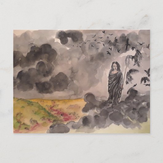 Morrigan Briefkaart (Voorkant)