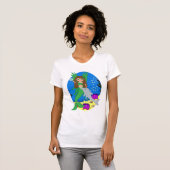 Morrigan le T-shirt Merfaery vert et Dolphin (Devant entier)