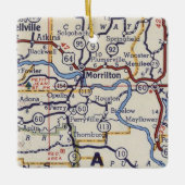 Morrilton AR Keramisch Ornament (Voorkant)