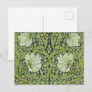 Morris 1876  Pimpernel Bloemenpatroon Briefkaart
