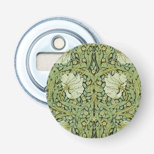 Morris 1876 Pimpernel Bloemenpatroon Button Flesopener