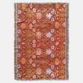 Morris - 1893 Roos & Lily Flower Pattern Deken (Voorkant Verticaal)