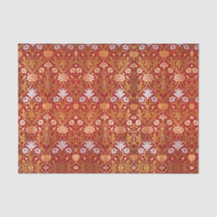 Morris - 1893 Roos & Lily Flower Pattern Tissuepapier