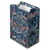 Morris -  Aardbeiendief Bloemenpatroon Medium Cadeauzakje (Achterkant Gekanteld)