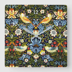 Morris - Aardbeiendief Vierkante Klok