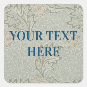 Morris achtergrond Aangepast Vierkante Sticker