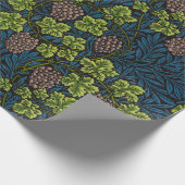 Morris - Antiek 1873 Druif & Leave & Vine Pattern Cadeaupapier (Hoek)