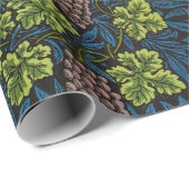 Morris - Antiek 1873 Druif & Leave & Vine Pattern Cadeaupapier (Rol Hoek)