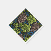 Morris - Antiek 1873 Druif & Leave & Vine Pattern Servet (Hoek)