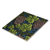 Morris - Antiek 1873 Druif & Leave & Vine Pattern Tegeltje (Zijkant)