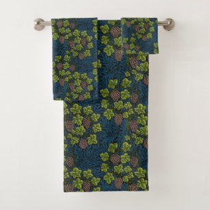 Morris - Antique 1873 Motif de raisins et de feuil