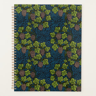 Morris - Antique 1873 Motif de raisins et de feuil