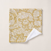 Morris Bachelor's Button Flower & Golden Stems (Gant de toilette)