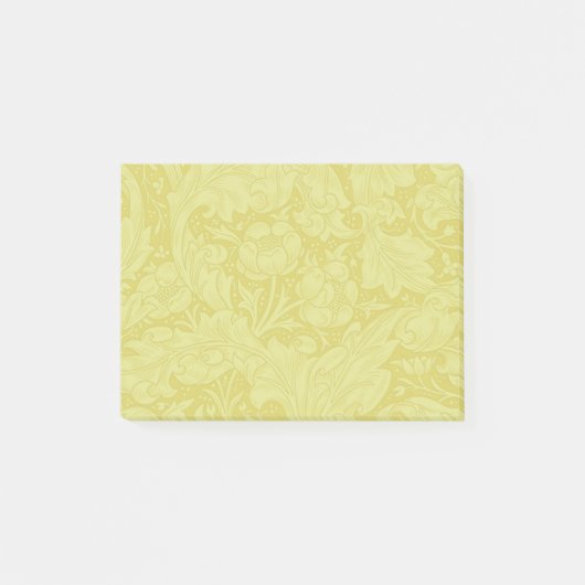 Morris Bachelor's Button Flower & Golden Stems Post-it® Notes (Voorkant)