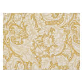 Morris Bachelor's Button Flower & Golden Stems Tafelkleed (Voorkant (Horizontaal))