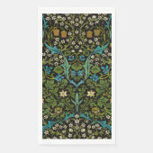 Morris Black Achtergrond Blackthorn Pattern Servet (Voorkant)