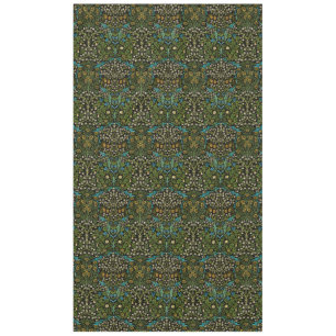 Morris Black Achtergrond Blackthorn Pattern Tafelkleed