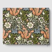 Morris BlackBackground 1896 Compton Floral Pattern Gastenboek (Achterkant)