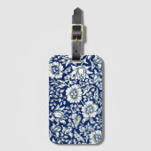 Morris - Blauwe Mallow, patroon Bagagelabel (Voorkant (verticaal))