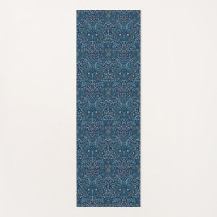 Morris Blue Achtergrond Blackthorn Pattern Yogamat