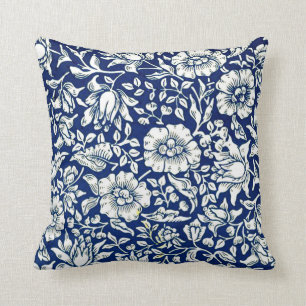 Morris - Blue Mallow, patroon Kussen