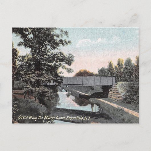 Morris Canal, Bloomfield, New Jersey,  Briefkaart (Voorkant)