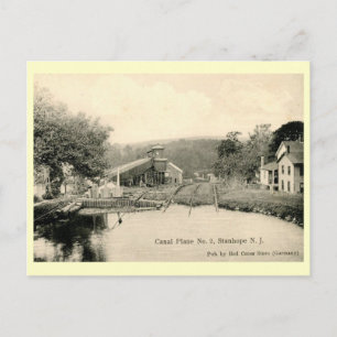 Morris Canal, Stanhope, Vintage van New Jersey Briefkaart